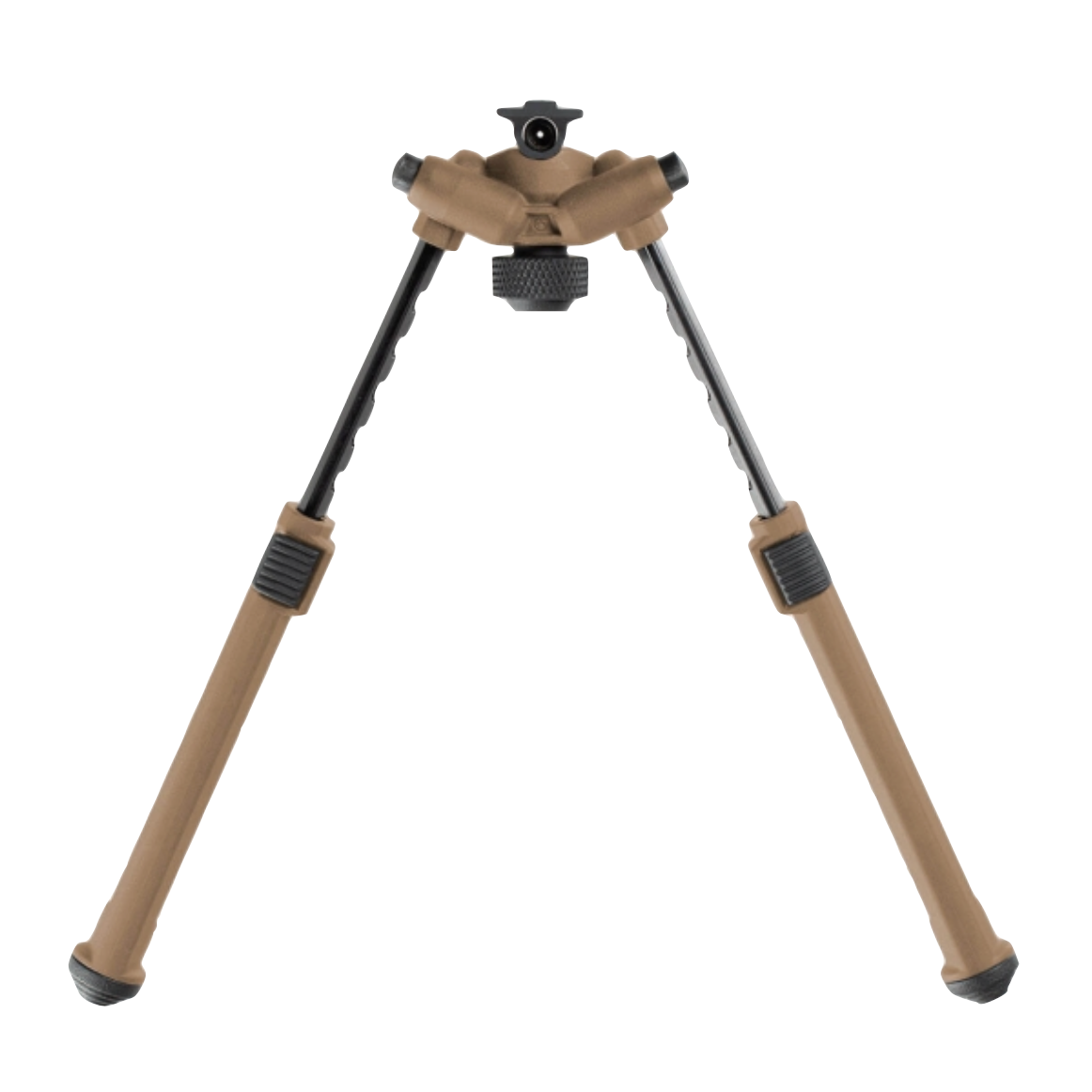 Magpul A.R.M.S.® 17S style bipod with pan and tilt features for long-range shooting, designed by HCC Tactical.