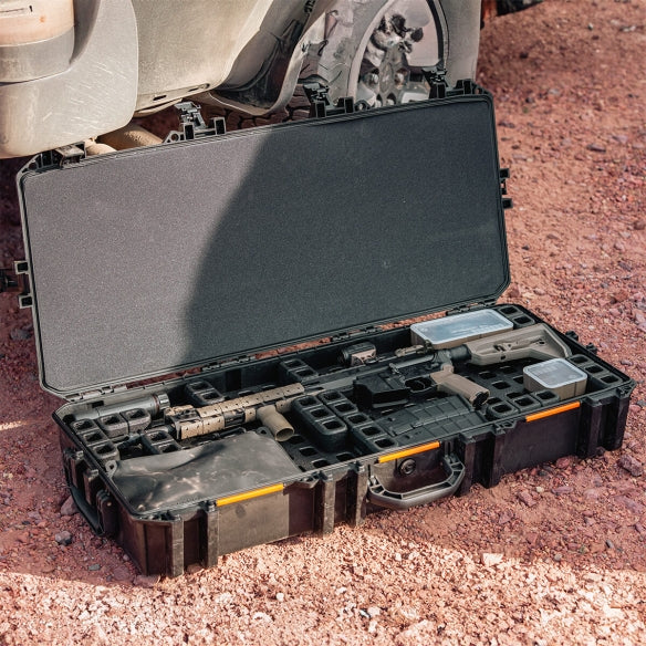 DAKA Grid Case Organizer for Pelican Vault V700 by HCC Tactical, showcasing compartments and durable design for storage solutions.