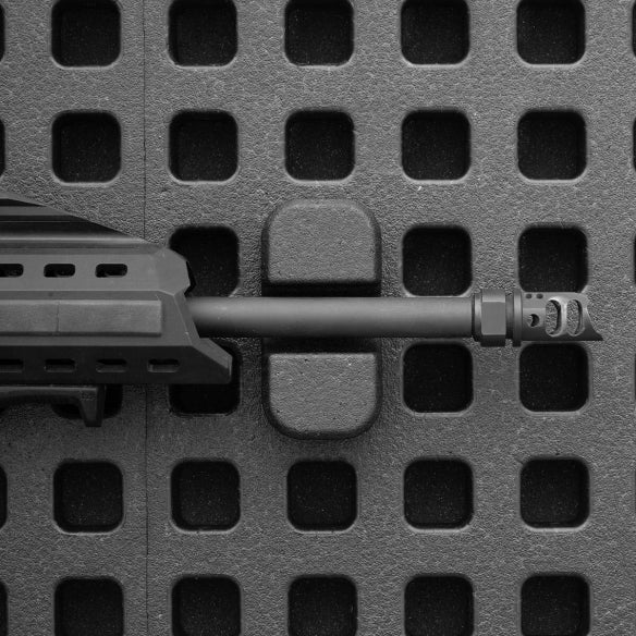 Magpul DAKA Grid V-Block Kit by HCC Tactical showing modular storage blocks for organizing gear and accessories.