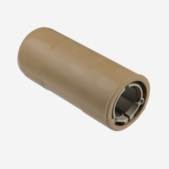 Magpul tactical suppressor cover for 5.5-inch suppressors, made by HCC Tactical, designed for firearm cooling and protection.