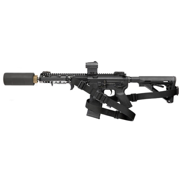 Magpul 5.5-inch tactical suppressor cover by HCC Tactical, designed to protect and insulate firearm suppressors.