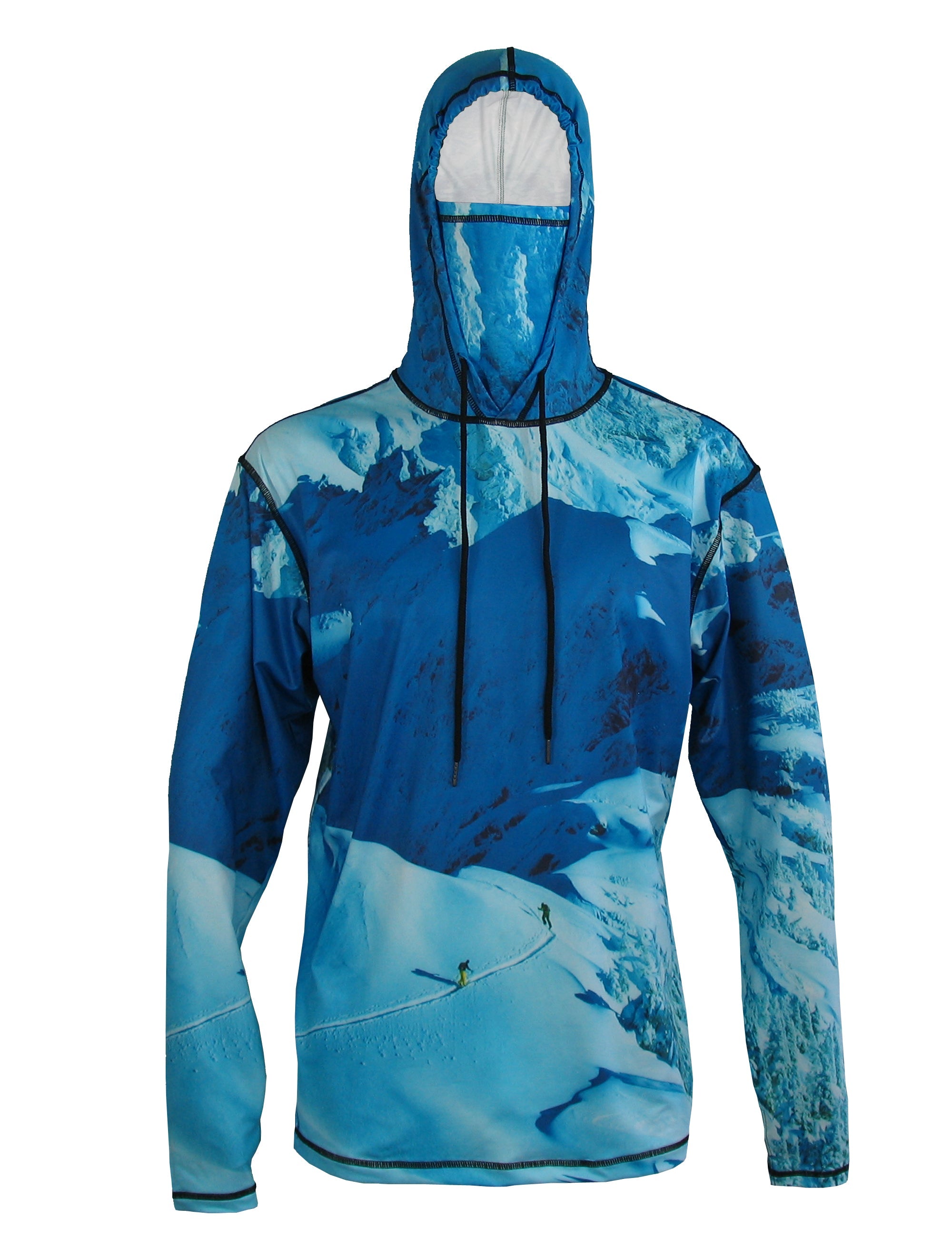 Making Tracks lightweight mountain graphic hoodie by Sunpro, featuring mountain designs on a comfortable Cognito Brands hoodie.