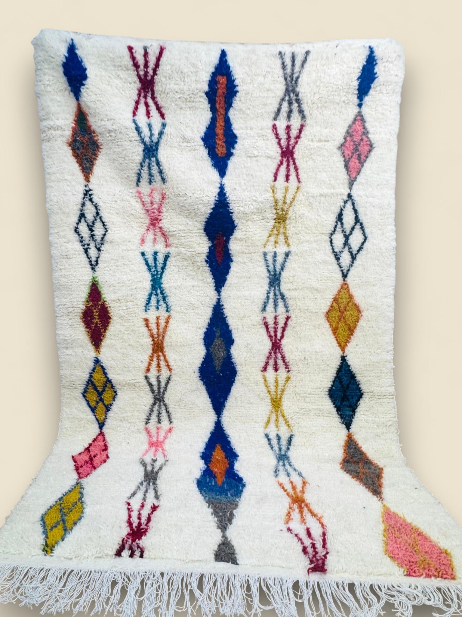 Handwoven Massinissa Berber Carpet – Moroccan Wool Area Rug - We The Collective