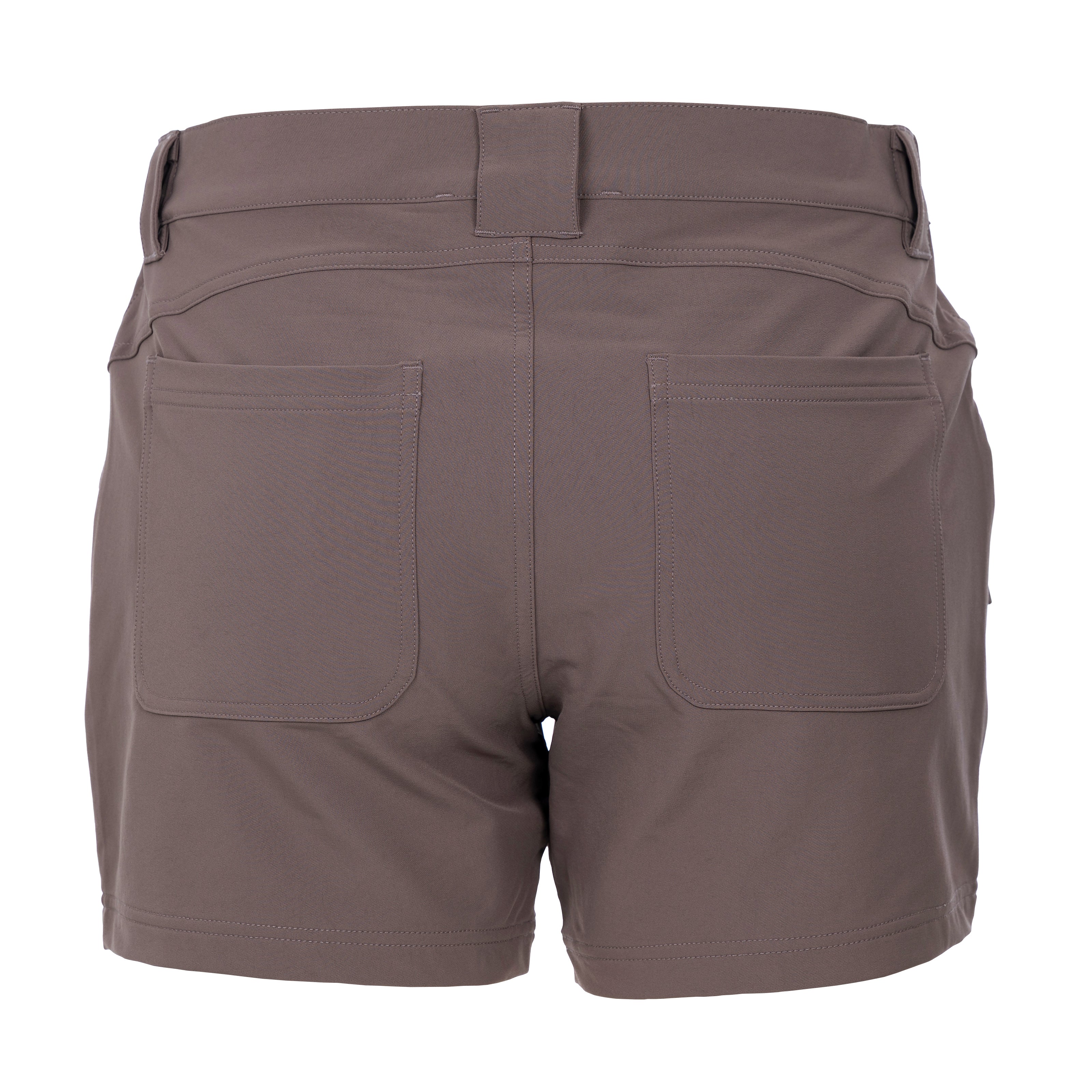 Mave short by DSG Outerwear in smokey mauve, back view showing relaxed fit and lightweight fabric.