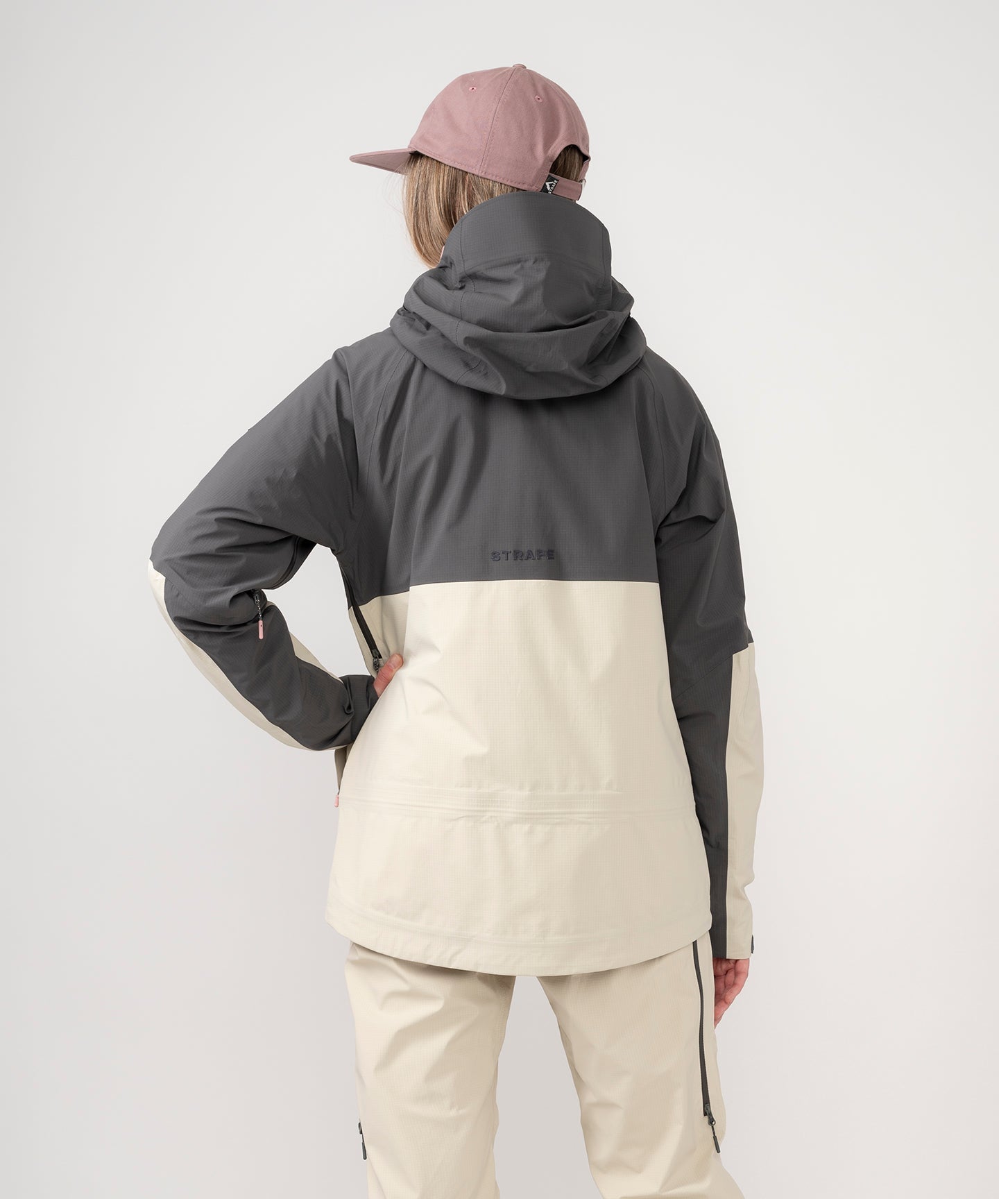 Strafe Outerwear Meadow 3L Shell Jacket in a vibrant color, showcasing breathable fabric and a sleek, modern design.