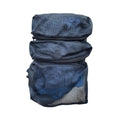 Set of Recycled Firefighter Mesh 12Hr Pouches with zippered closures, ideal for organization and storage.