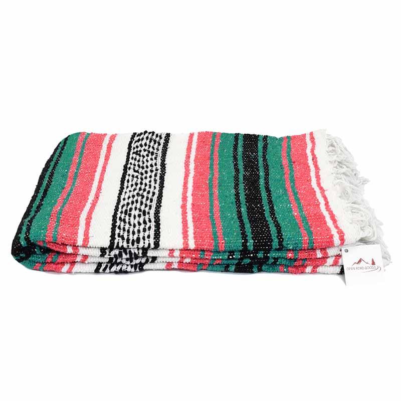 Coral & Sea Green Falsa Yoga Blanket - OVERLANDERS Outfitter