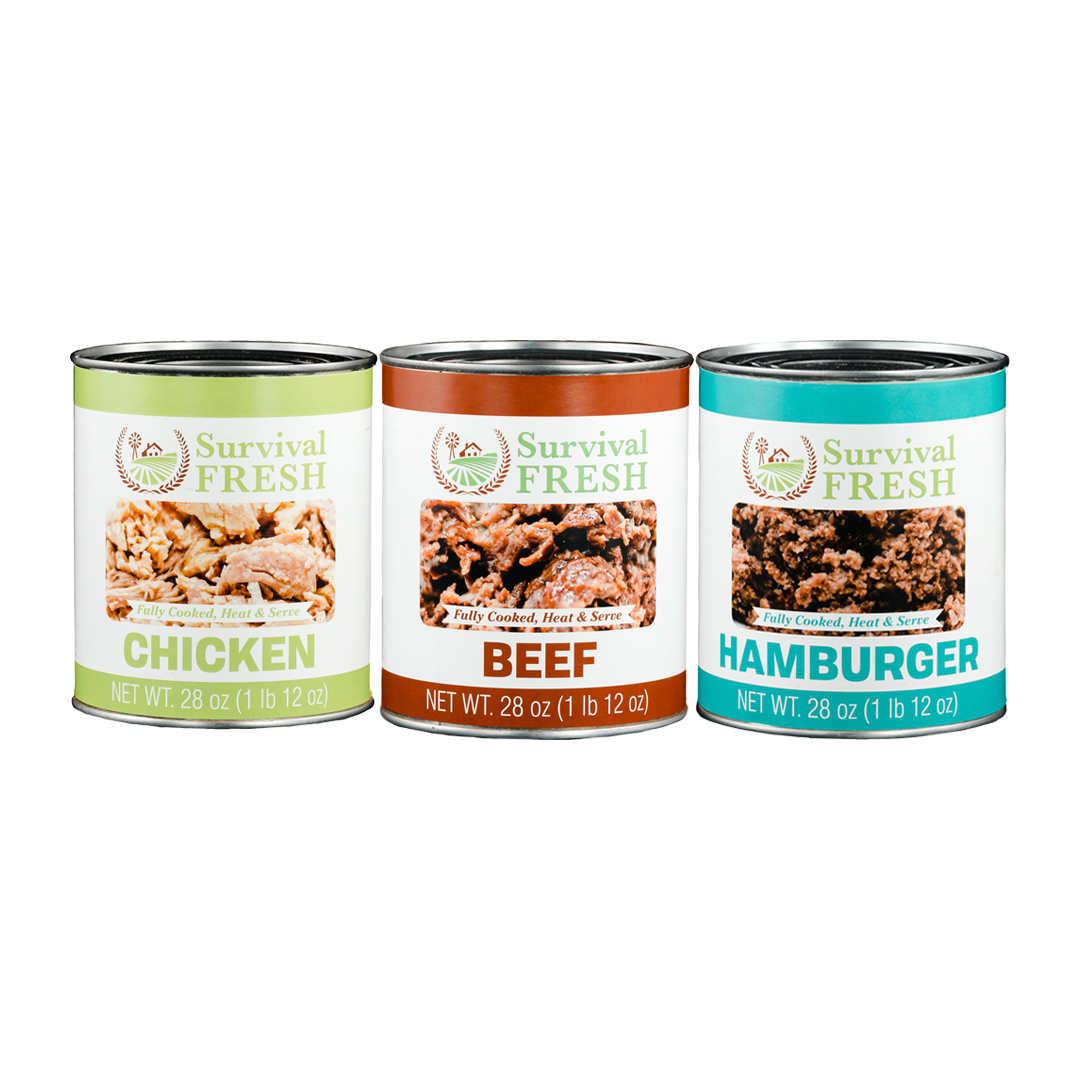 3 Protein Mixed Canned Meat - OVERLANDERS Outfitter