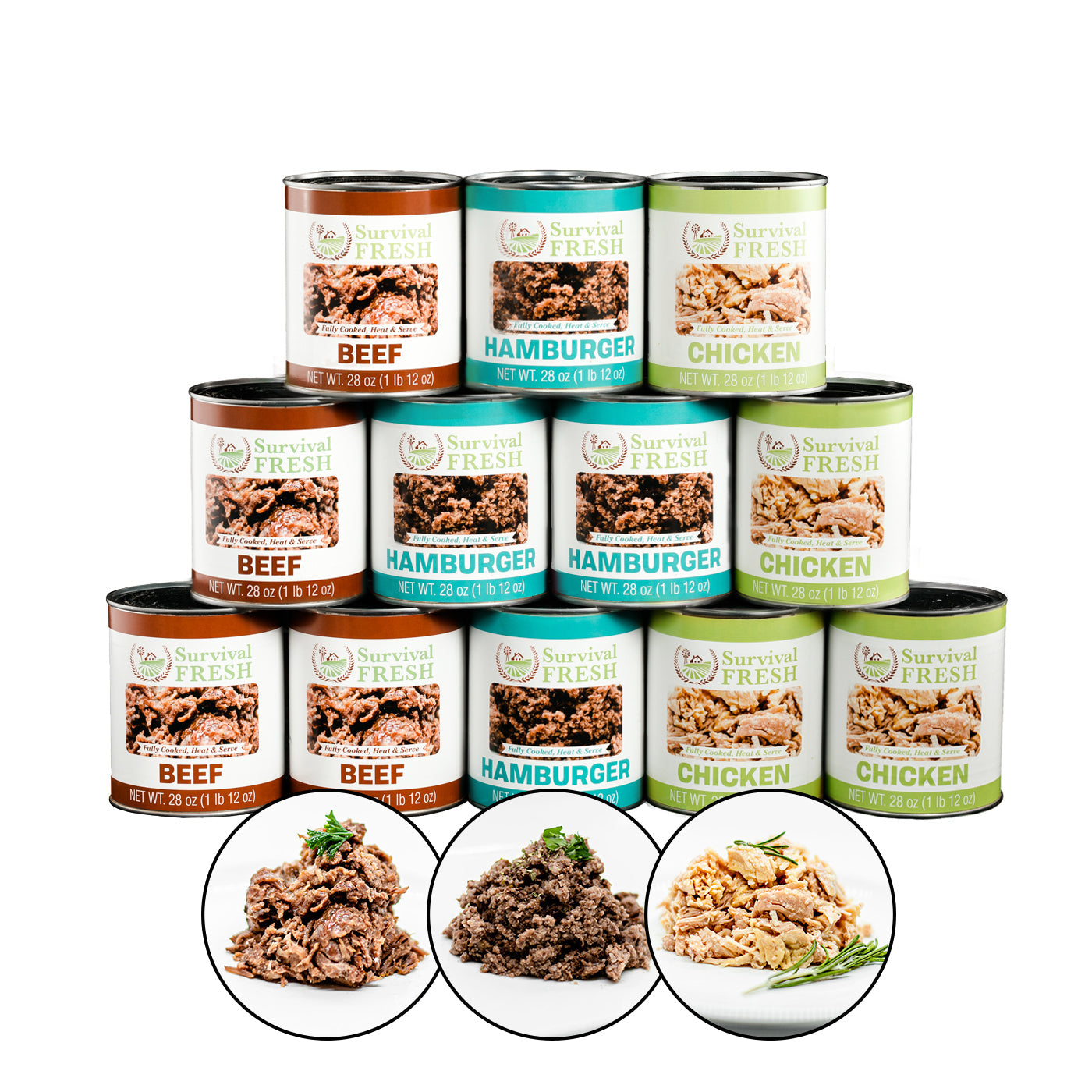 3 Protein Mixed Canned Meat - OVERLANDERS Outfitter