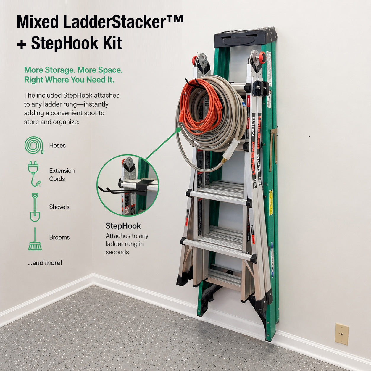 LadderStacker™ | 4 Kit Variations - OVERLANDERS Outfitter
