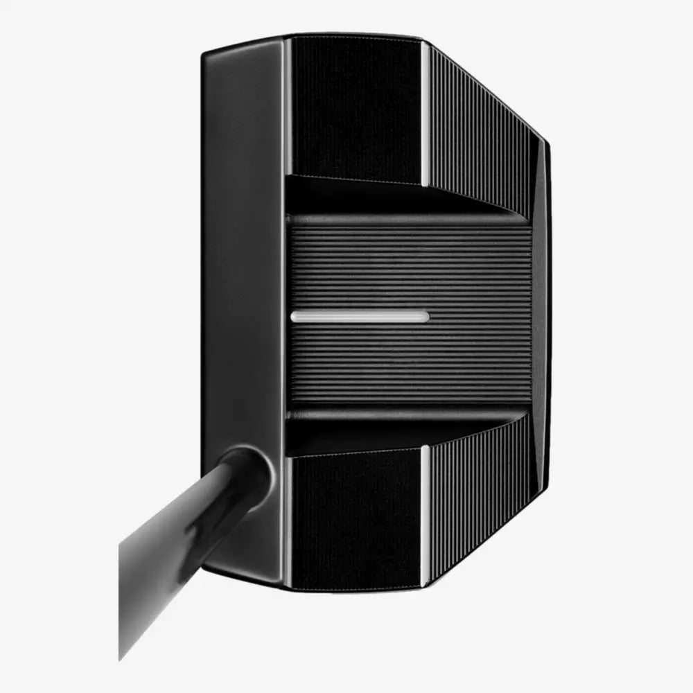 Mizuno M.CRAFT X B4 Putter golf club with sleek design, black finish, and alignment features for precise putting.