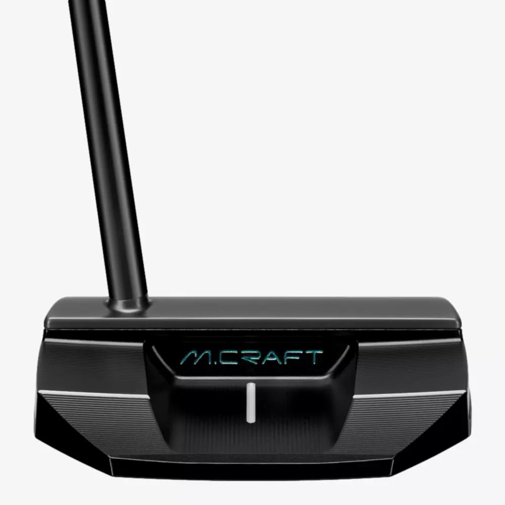 Mizuno M.CRAFT X B4 Putter from ParWestGolf, close-up view of the golf club head with branding details.