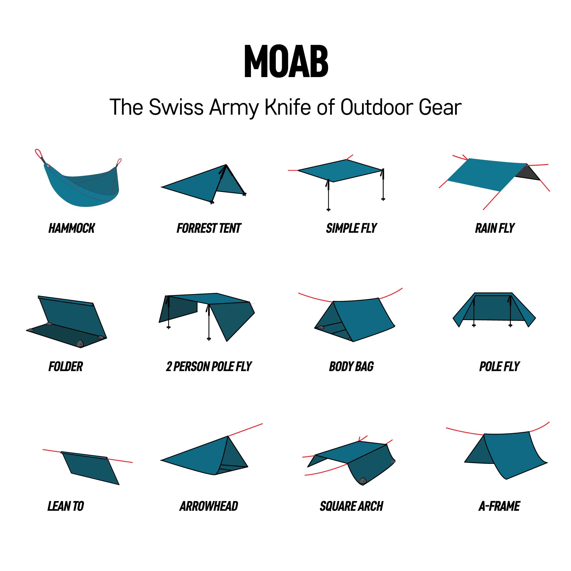 Moab All-In-One Shelter Hammock - We The Collective
