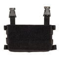 HCC Tactical Modulus Placard in black, showcasing tactical gear design with attachment points and utility pockets.