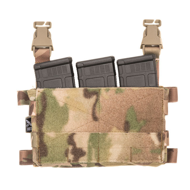 HCC Tactical Modulus Placard featuring multiple attachment points and a durable design for tactical gear organization.