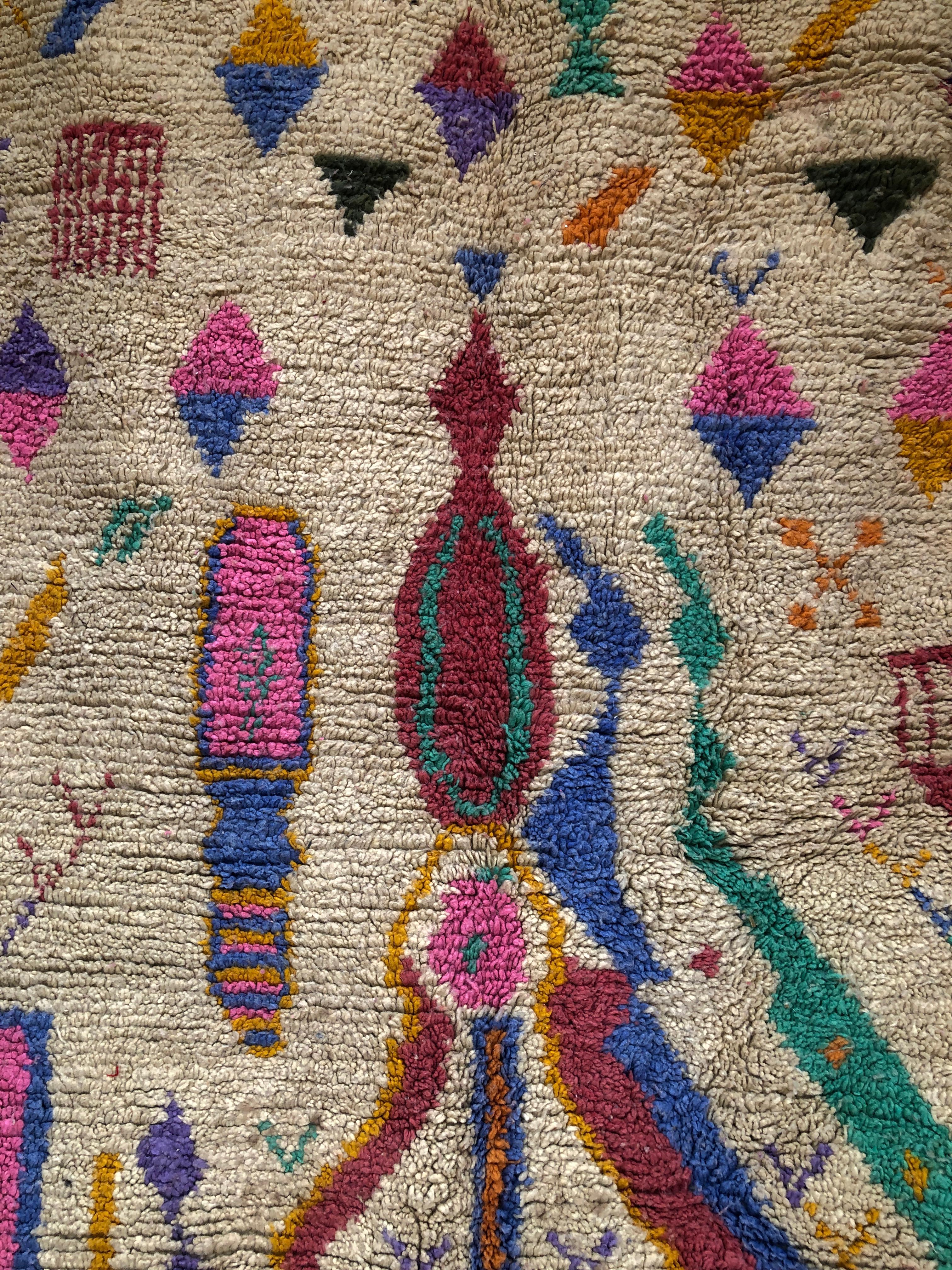 Zahra Moroccan Rug – Handmade Colorful Berber Wool - We The Collective