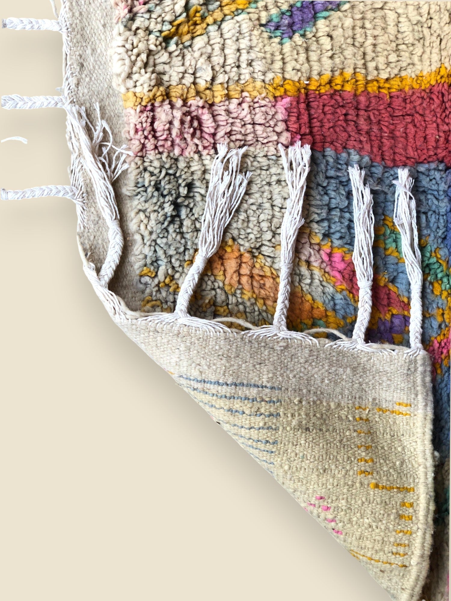 Zahra Moroccan Rug – Handmade Colorful Berber Wool - We The Collective