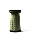 EverUncharted Nomad Seat portable camping chair in moss green, lightweight and foldable camping furniture for outdoor adventures.