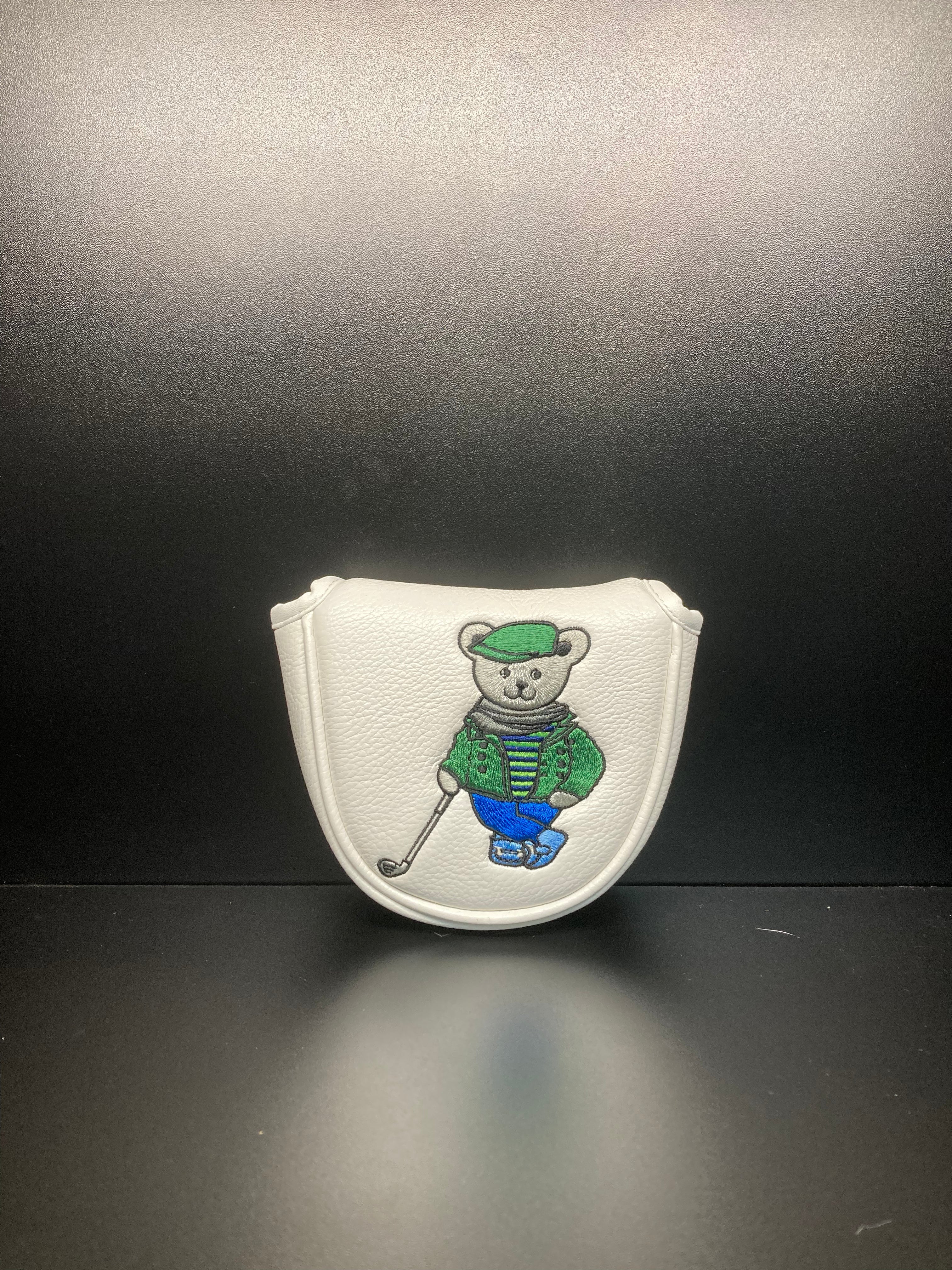 Mr. Bear golf club headcover by ParWestGolf, featuring a plush bear design for protecting golf clubs.