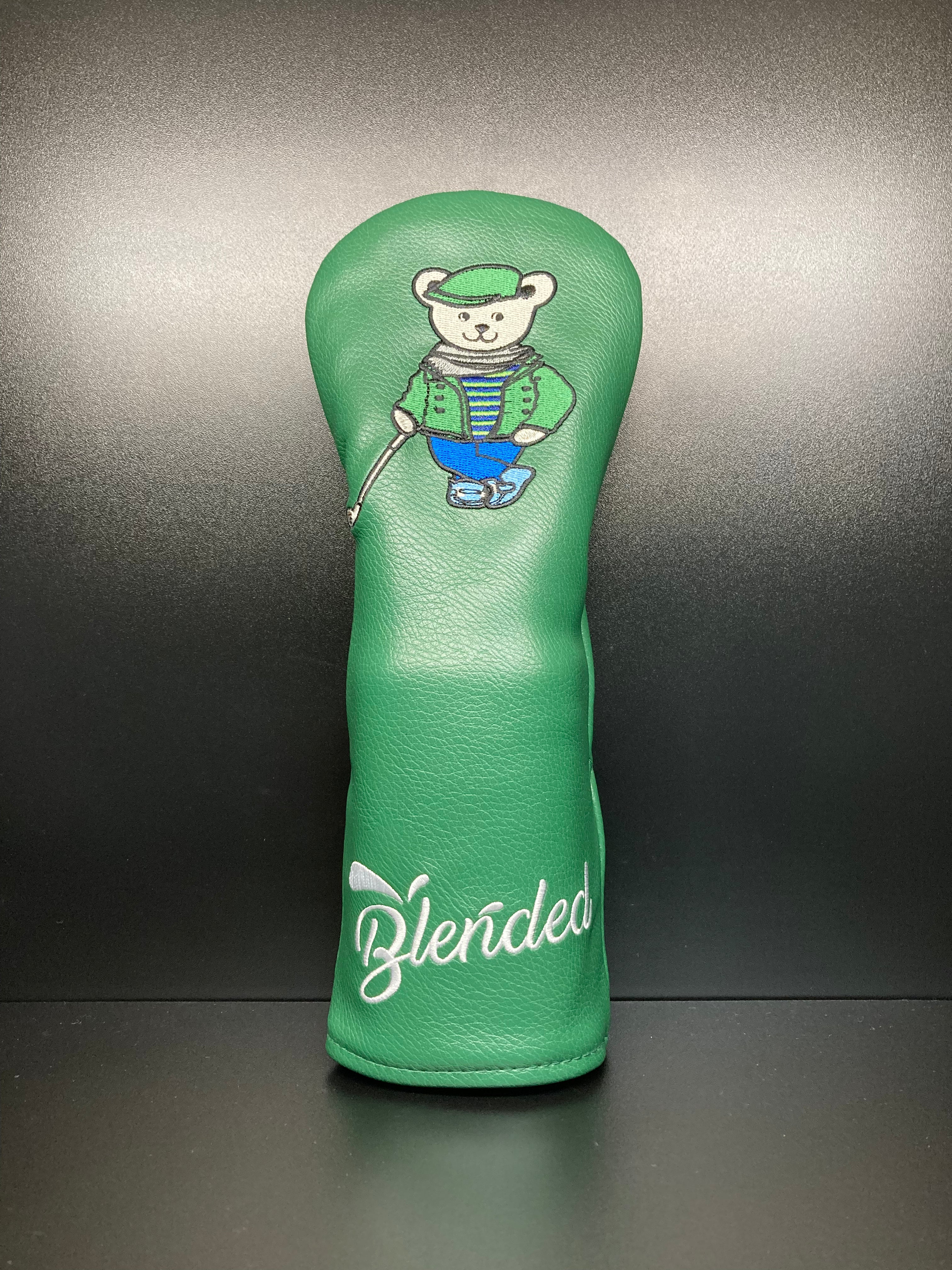 Mr. Bear golf club headcover by ParWestGolf, featuring a soft plush bear design for protecting golf clubs.