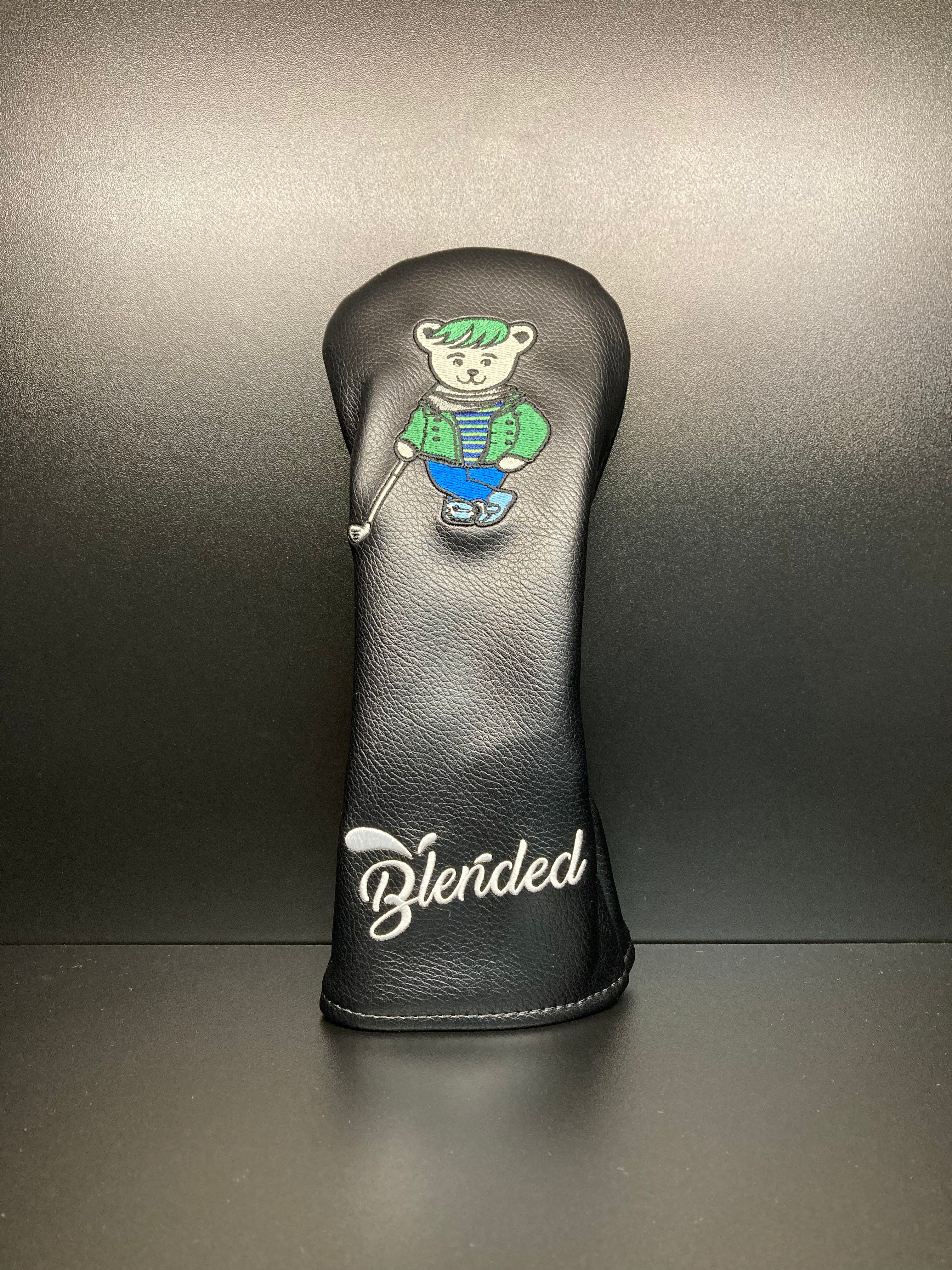 ParWestGolf Mr. Bear golf club headcover in soft plush fabric, designed to protect and add fun to your golf clubs.