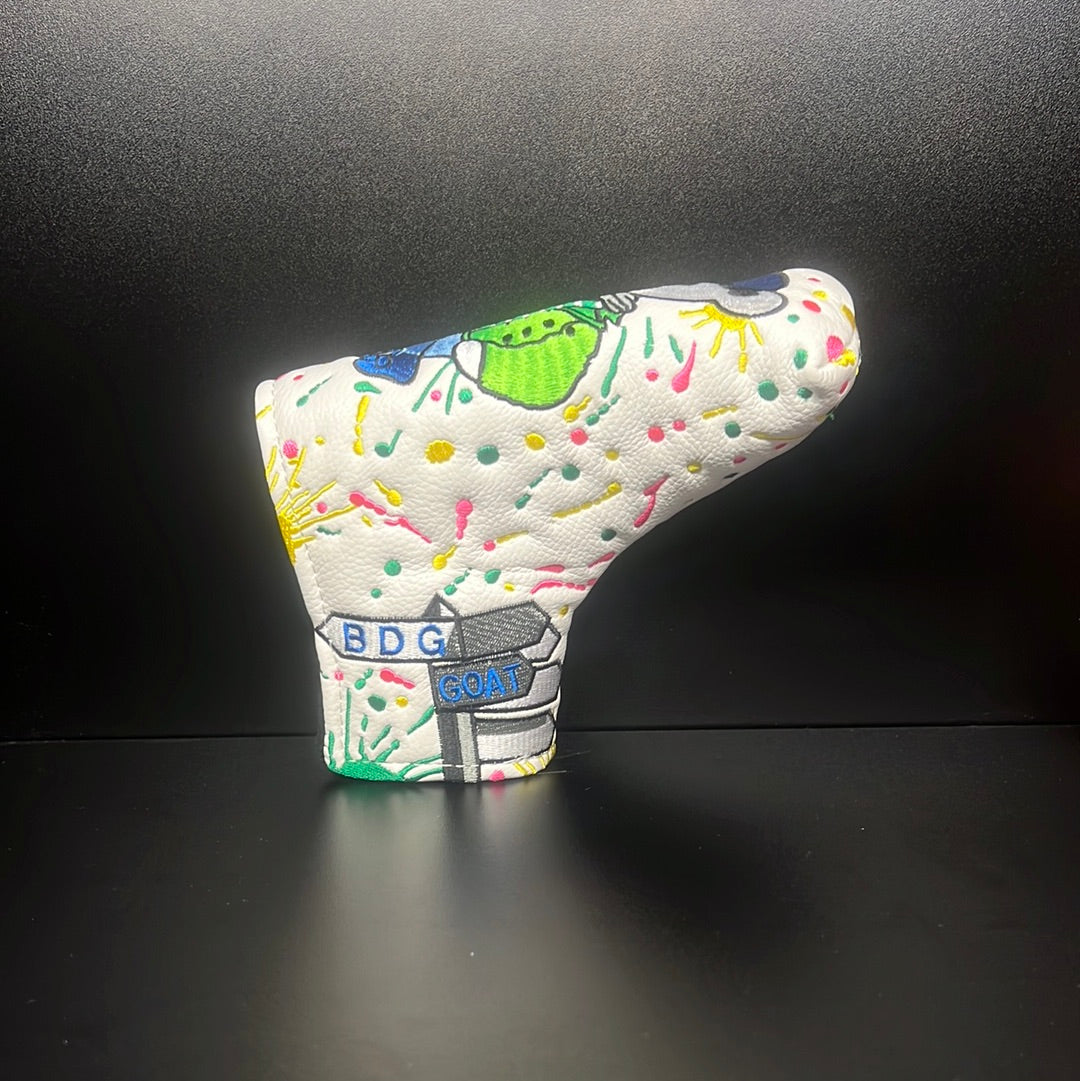 ParWestGolf Mr. Bear golf club headcover featuring a cute bear face design for protecting golf clubs.