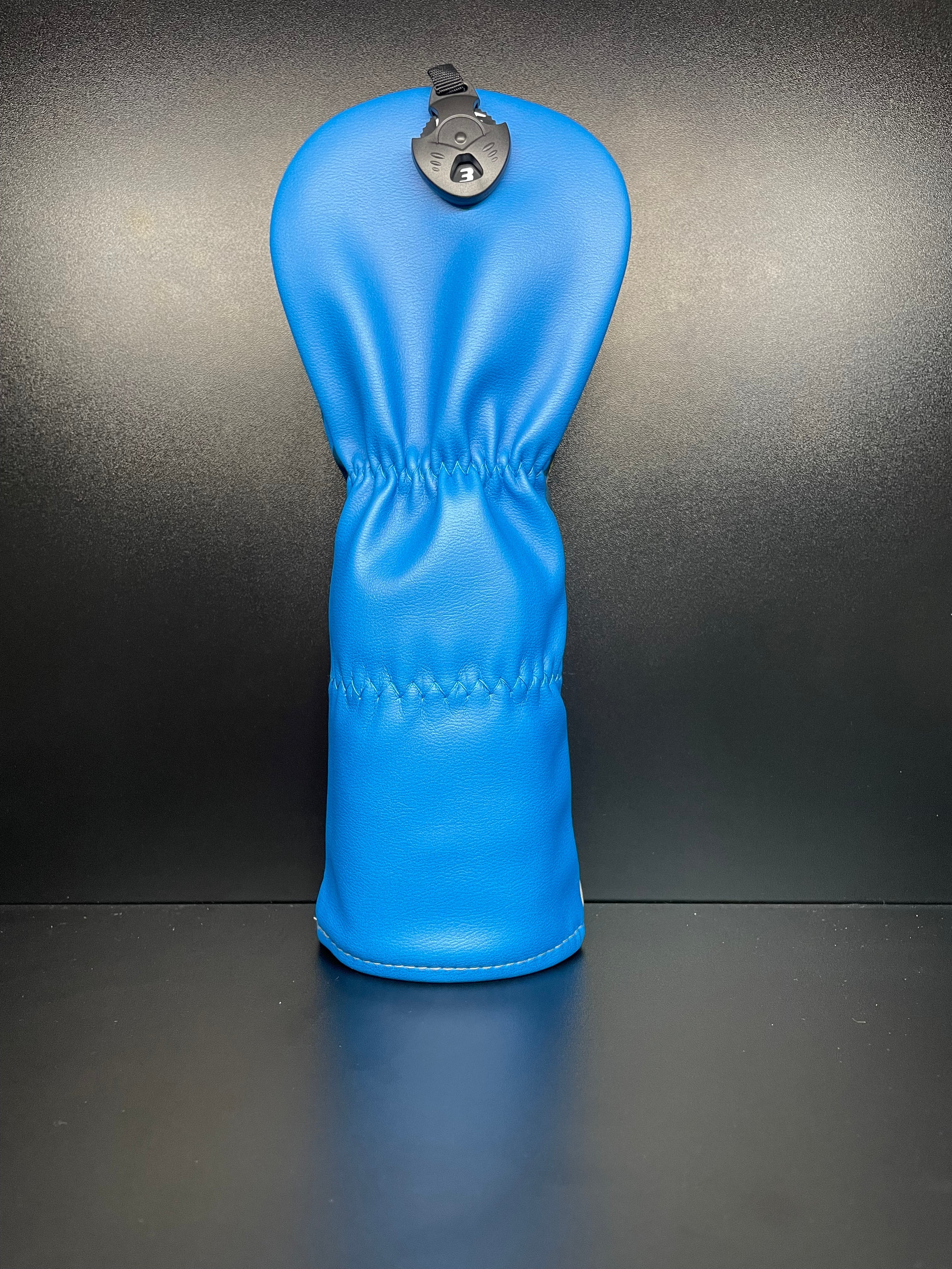 Golf club headcover featuring the Mr. President Club Champion design by ParWestGolf, with detailed stitching and vibrant colors.
