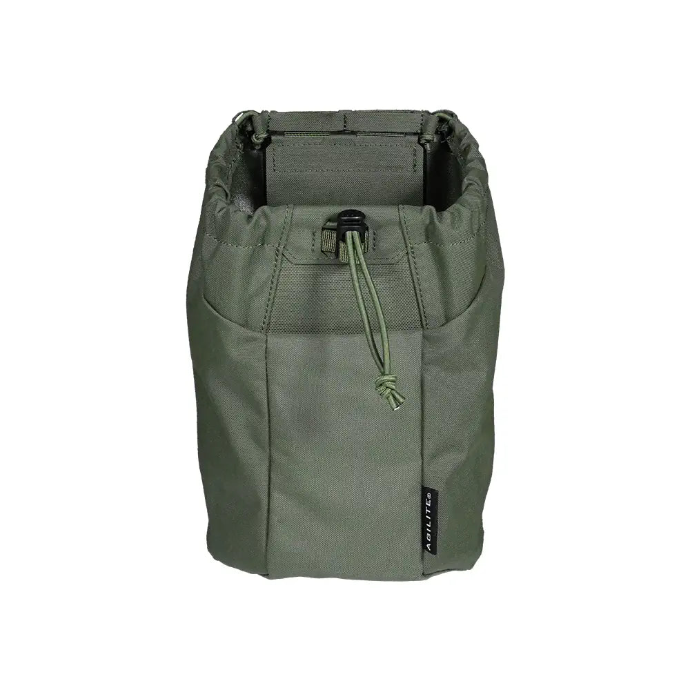HCC Tactical Mag-Release Dump Pouch in MultiCam camouflage, designed for quick magazine access and secure storage.