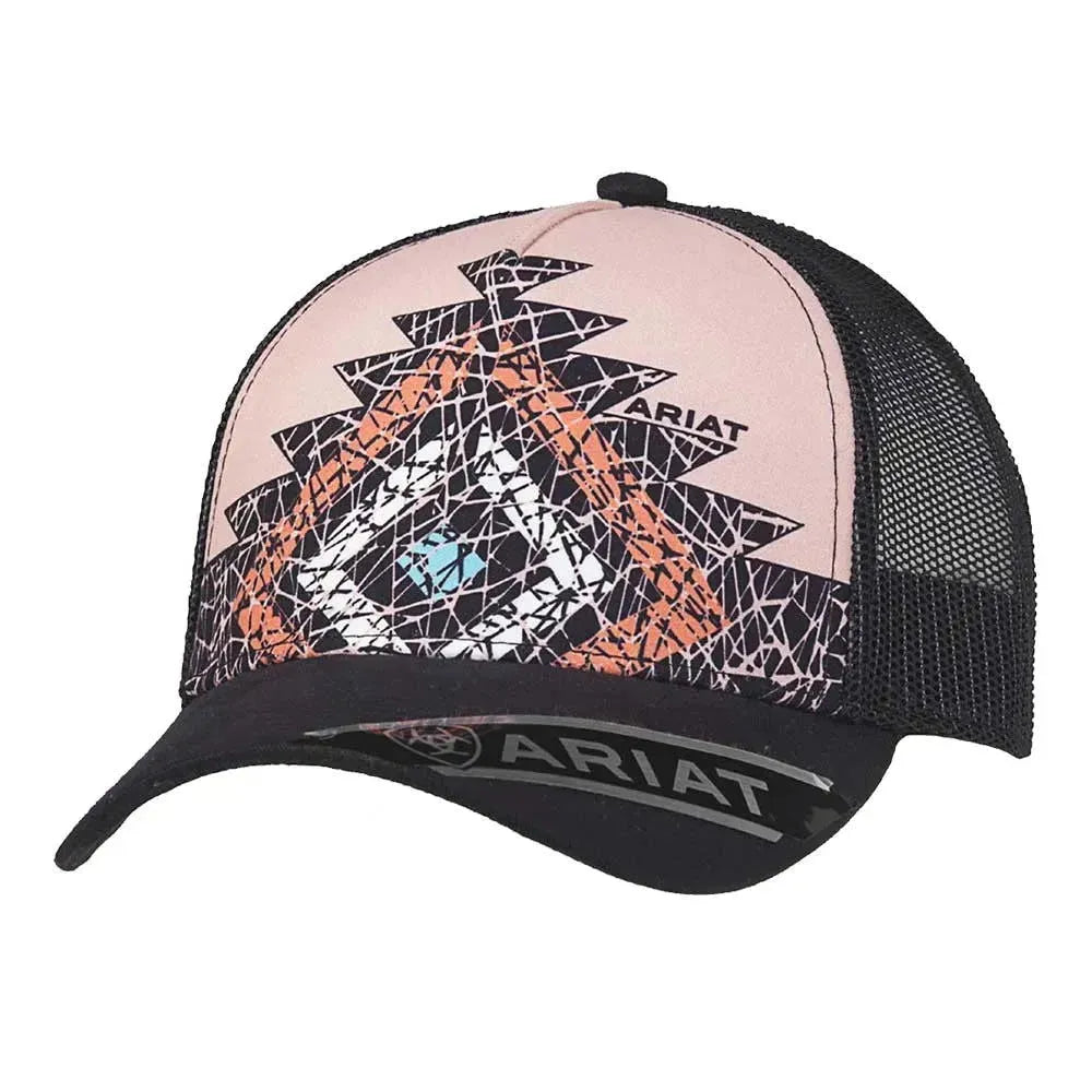 ARIAT Pink Aztec (Black/Multi) - Trucker Cap - OVERLANDERS Outfitter