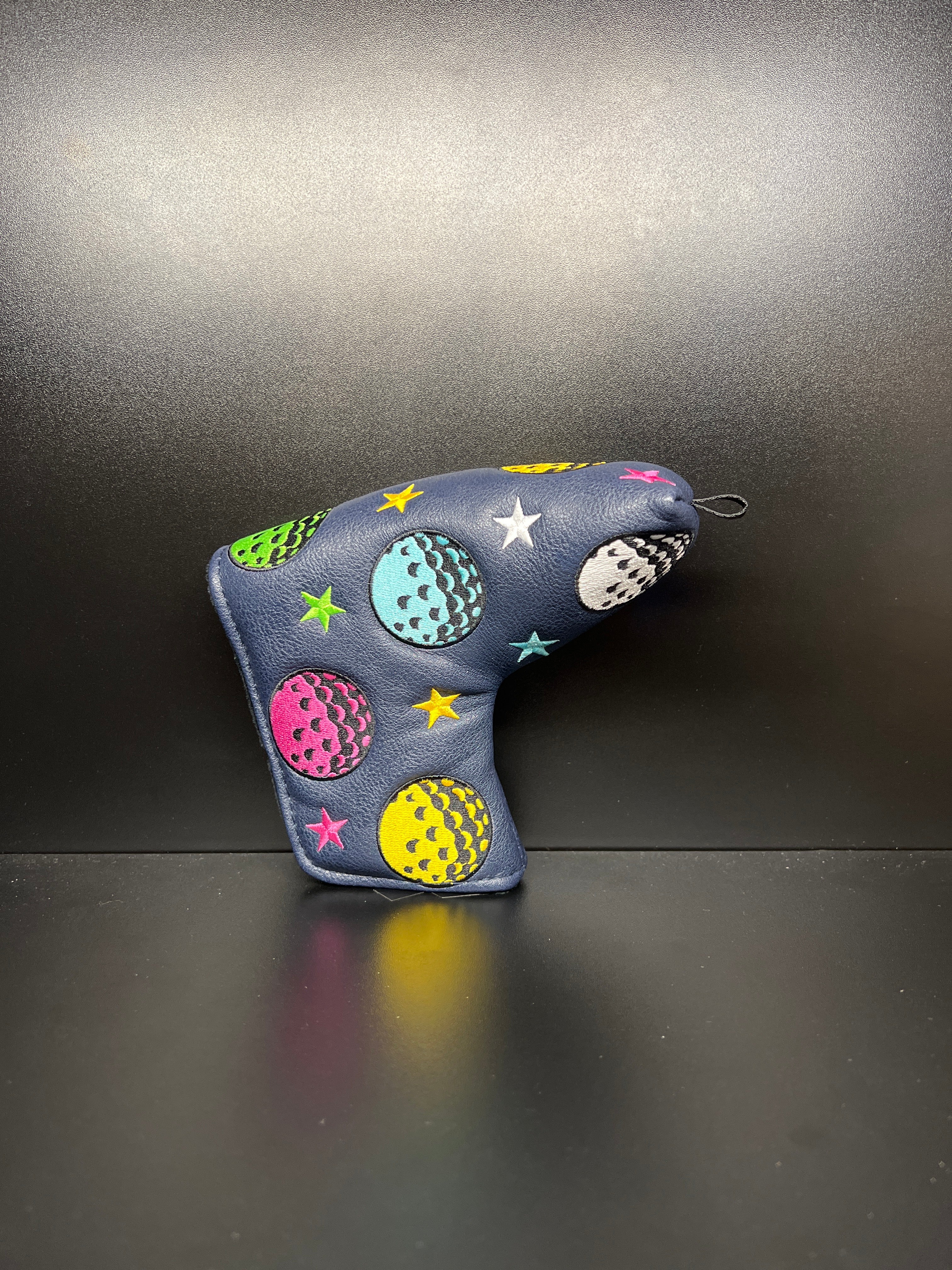 Multicolor Stars and Golf Balls Headcover - OVERLANDERS Outfitter