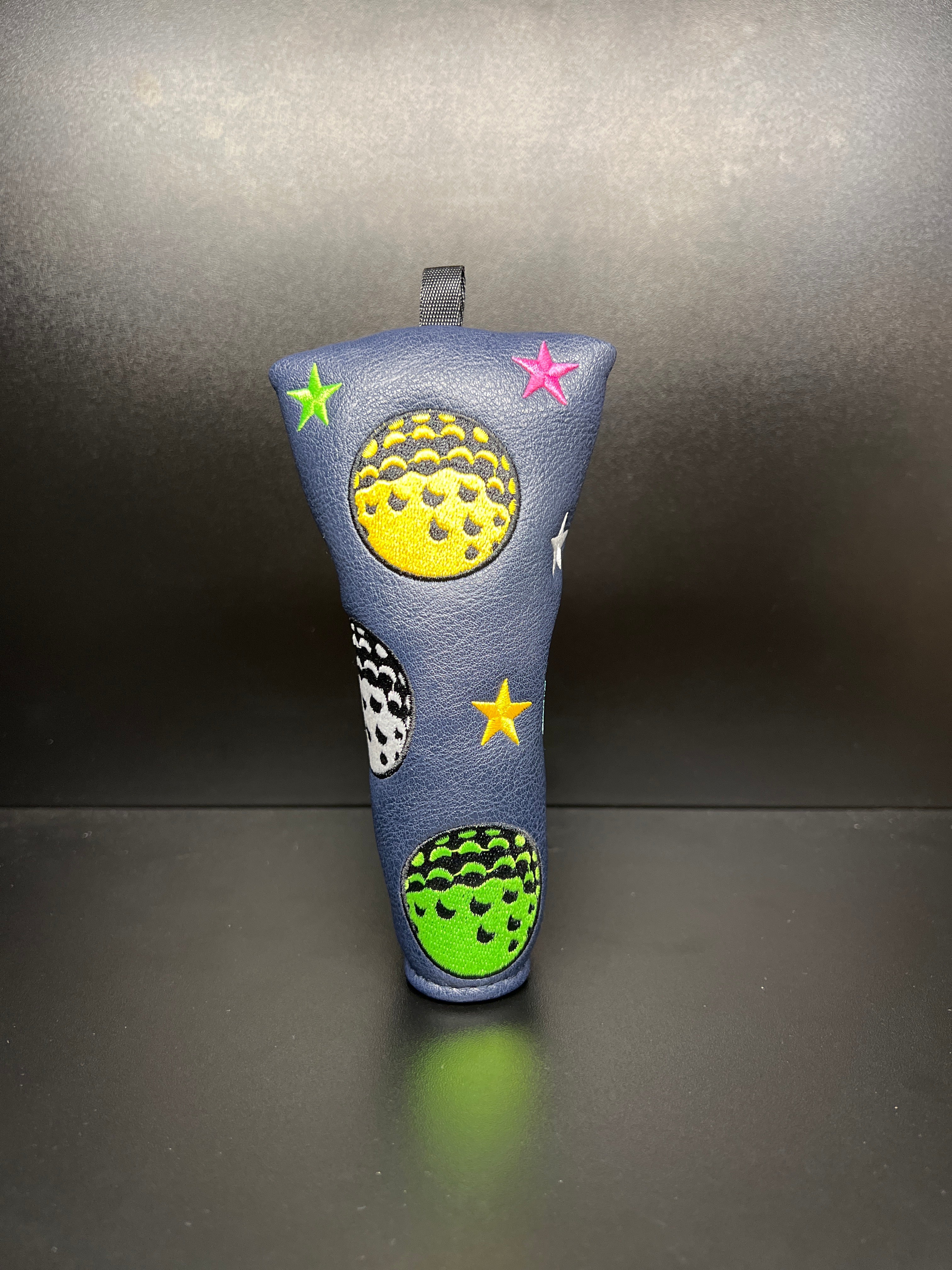 Multicolor Stars and Golf Balls Headcover - OVERLANDERS Outfitter