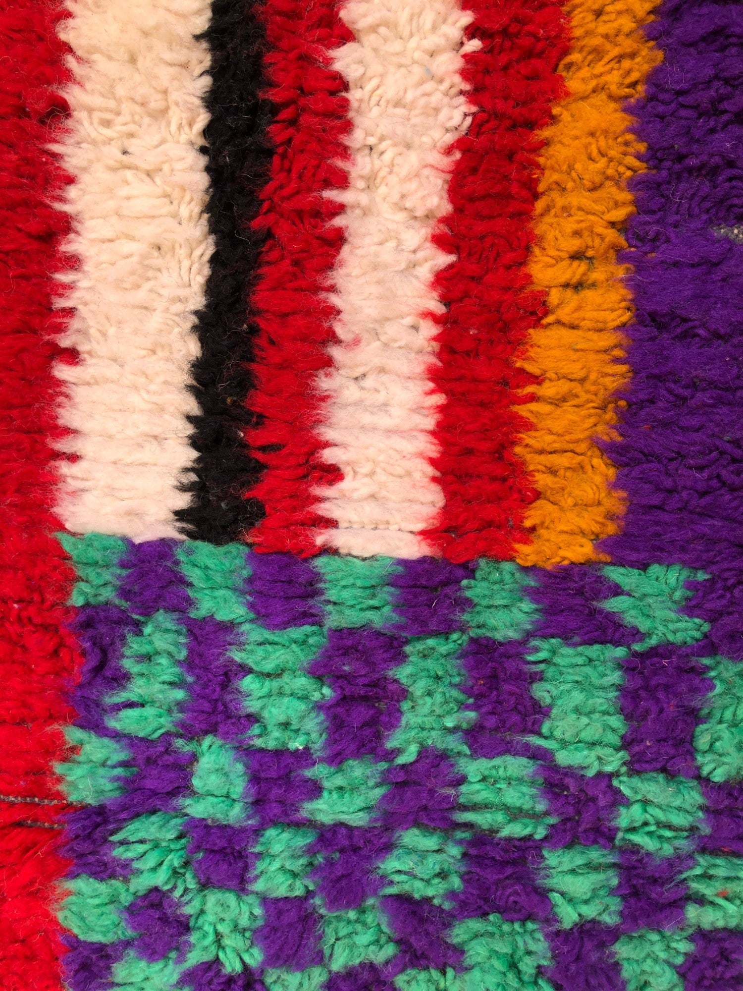 Timlilit Handmade Rug-  Moroccan Wool Rug - We The Collective