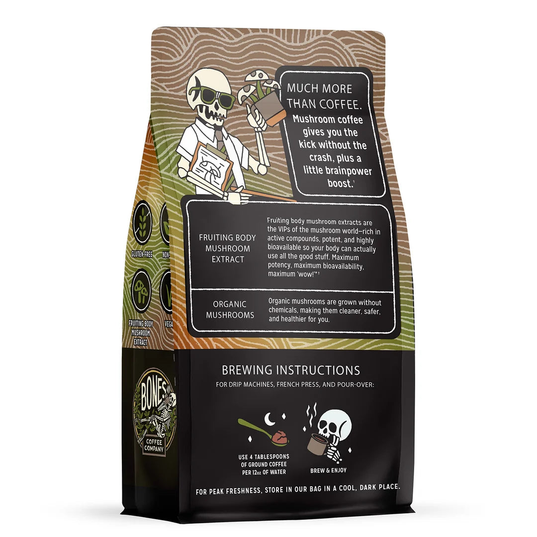 Better Brain Mushroom Coffee | Dark Roast | 10oz