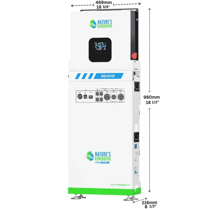 Nature's Generator MyGrid 10K with Transfer Switch for House Battery Backup - OVERLANDERS Outfitter