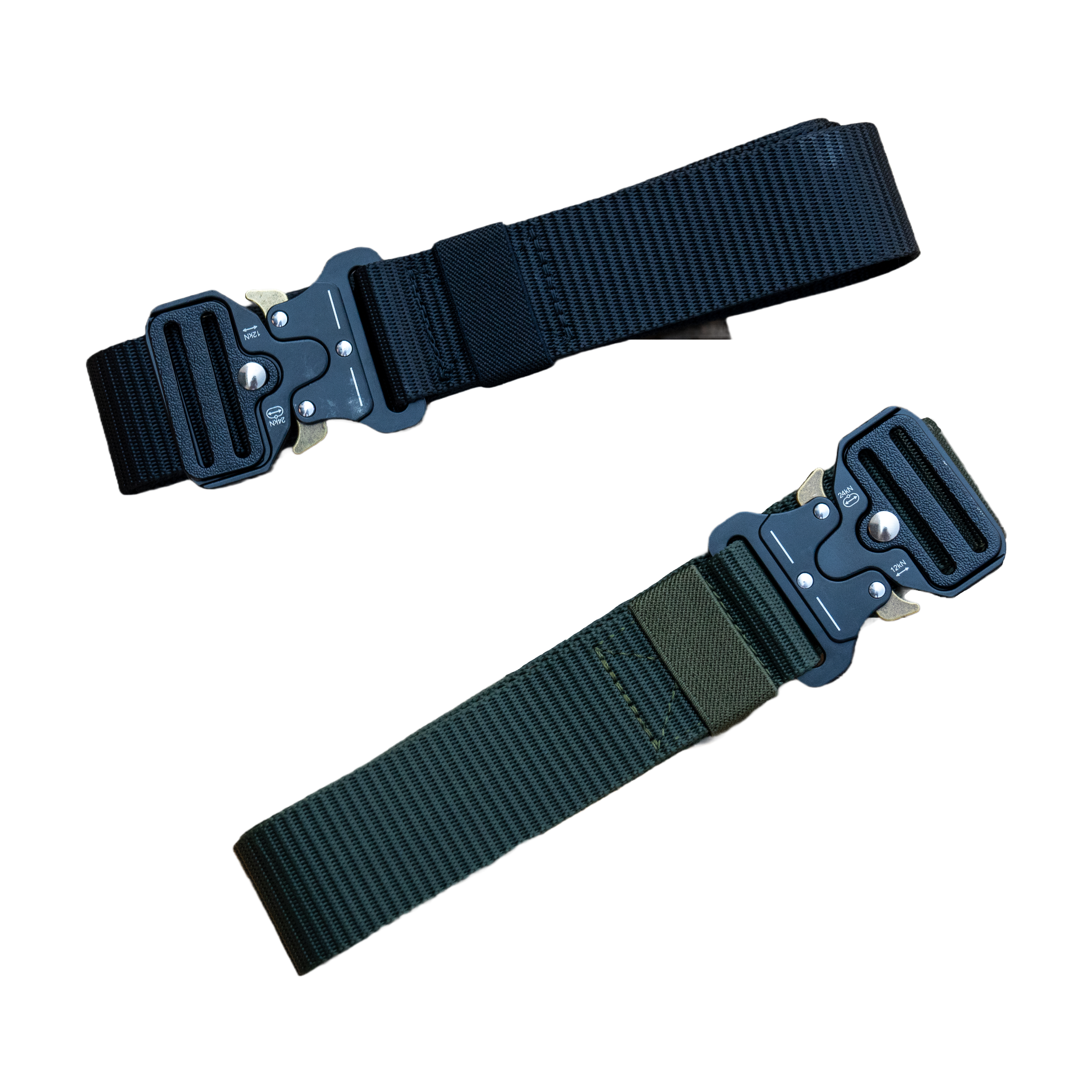 Canvas EDC Belt by Americana Pipedream Apparel, showcasing durable fabric and adjustable buckle for everyday use.