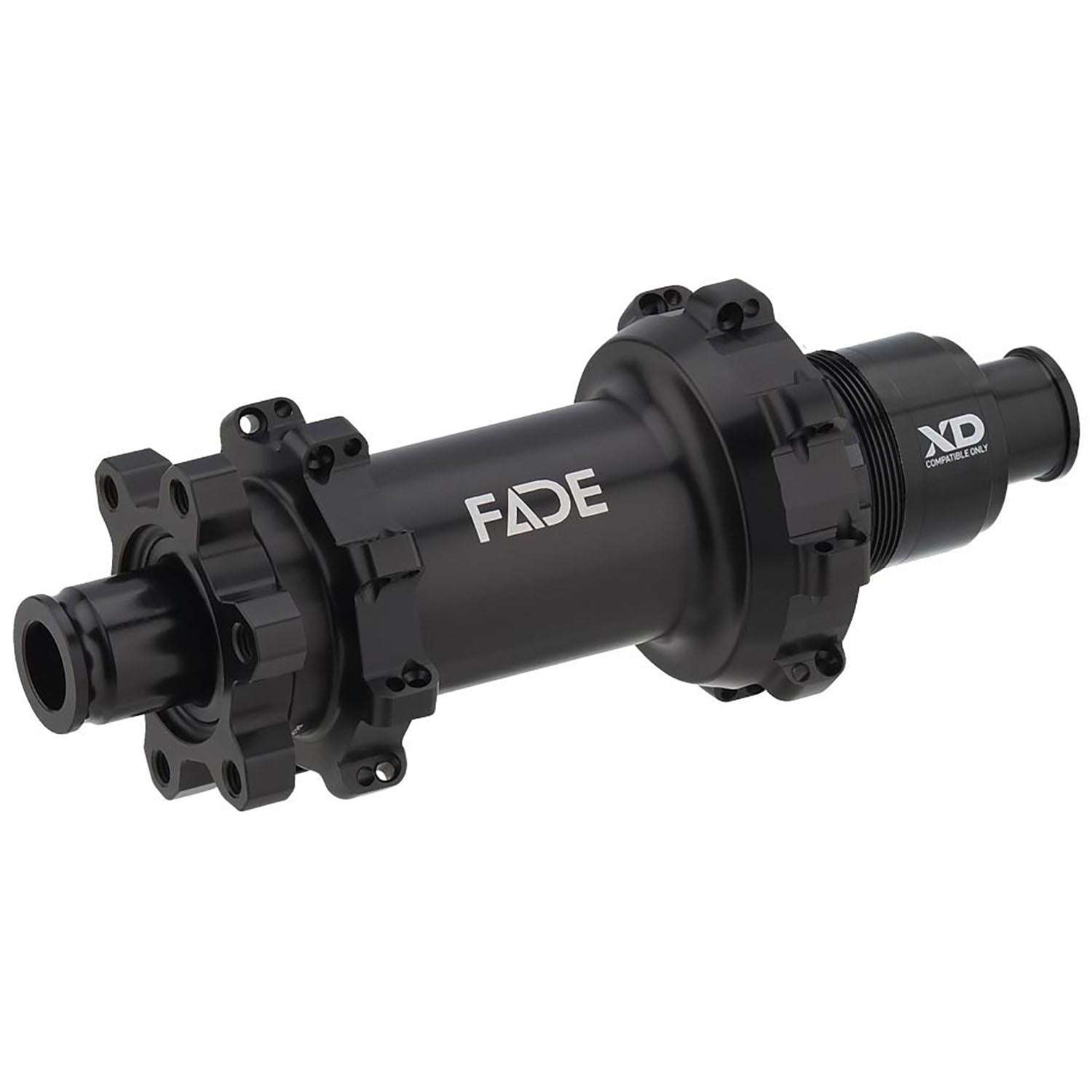 Rear fade MTB hub by ZEITBIKE, featuring black finish and detailed components, designed for durability and smooth riding.