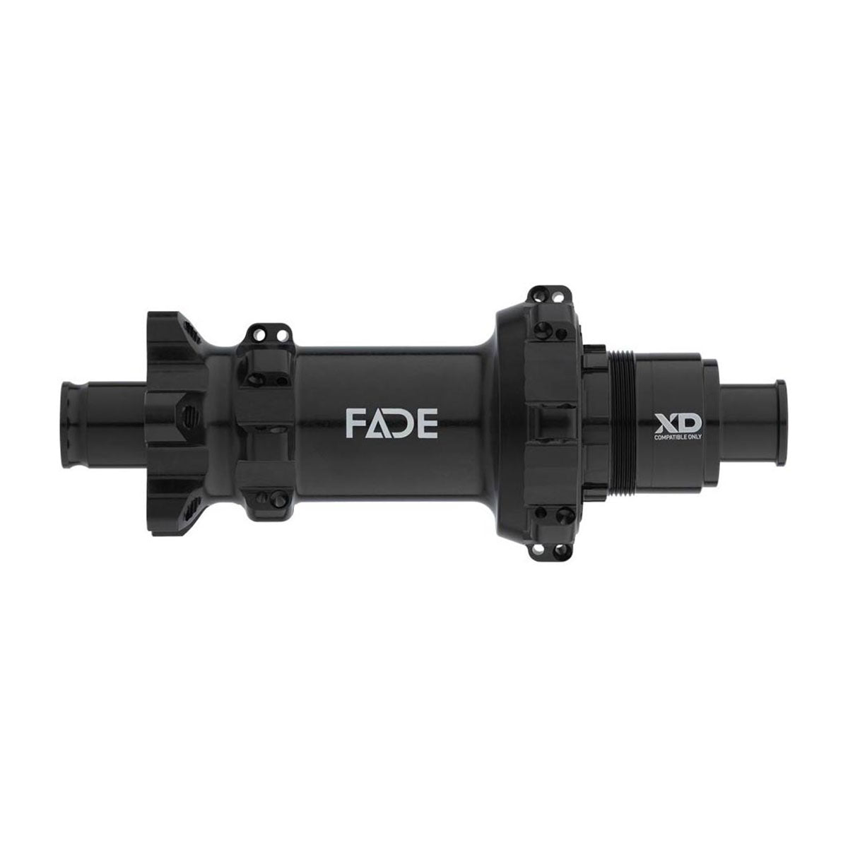 Rear fade MTB hub by ZEITBIKE, featuring a sleek design with black finish, showcasing the Newmen hub for mountain biking.