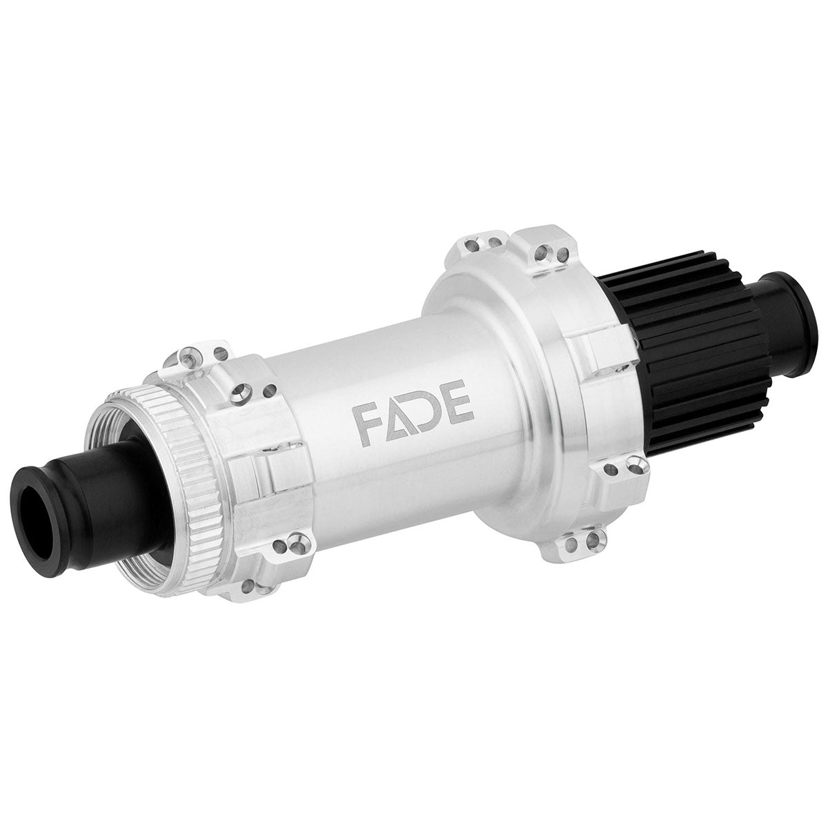 Rear fade MTB hub by NEWMEN, ZEITBIKE brand, showing the black hub with detailed spokes and axle for mountain biking.