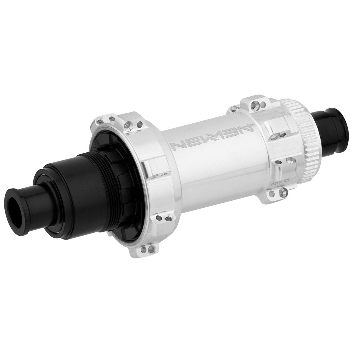 Rear Fade MTB hub by ZEITBIKE featuring black anodized finish and detailed spokes for mountain bike wheel compatibility.