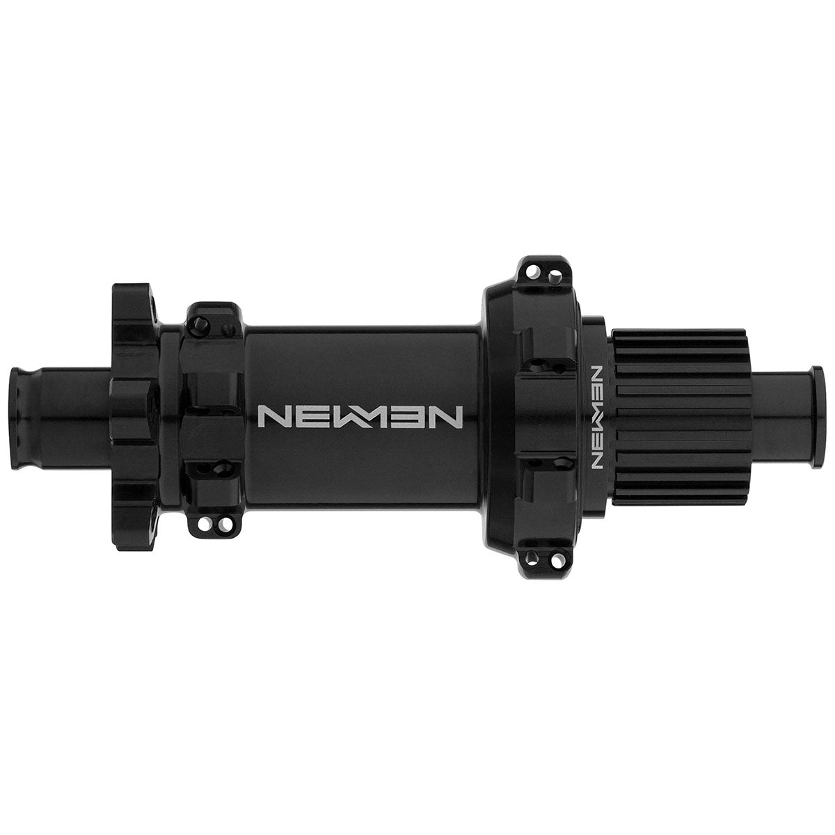 Rear Fade MTB hub by ZEITBIKE, featuring black metal construction with visible spokes and hub body for mountain bike wheel assembly.