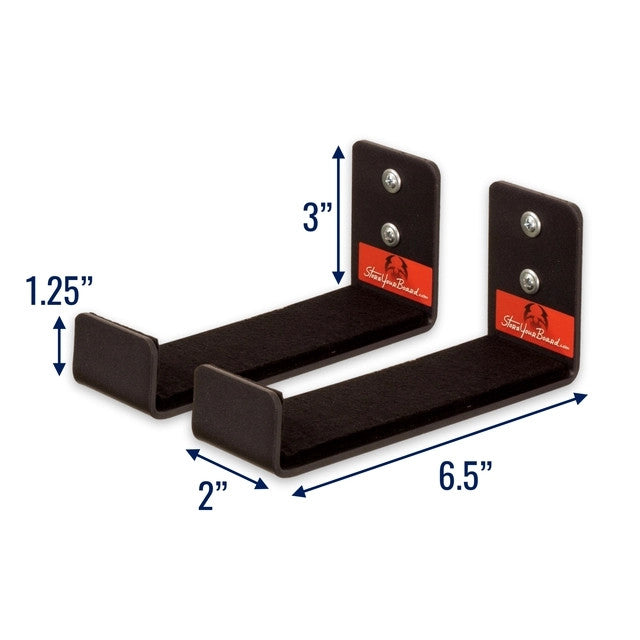 6.5" x 2.5" Mineral Minimalist Wall Hooks | Large | 2-Pack | Holds 30 lbs - OVERLANDERS Outfitter