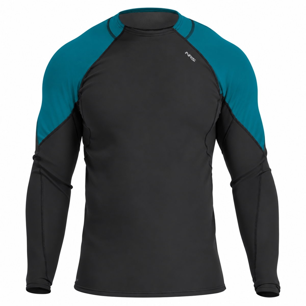 NRS Men’s HydroSkin 0.5 Long-Sleeve Shirt - Grahite/Teal