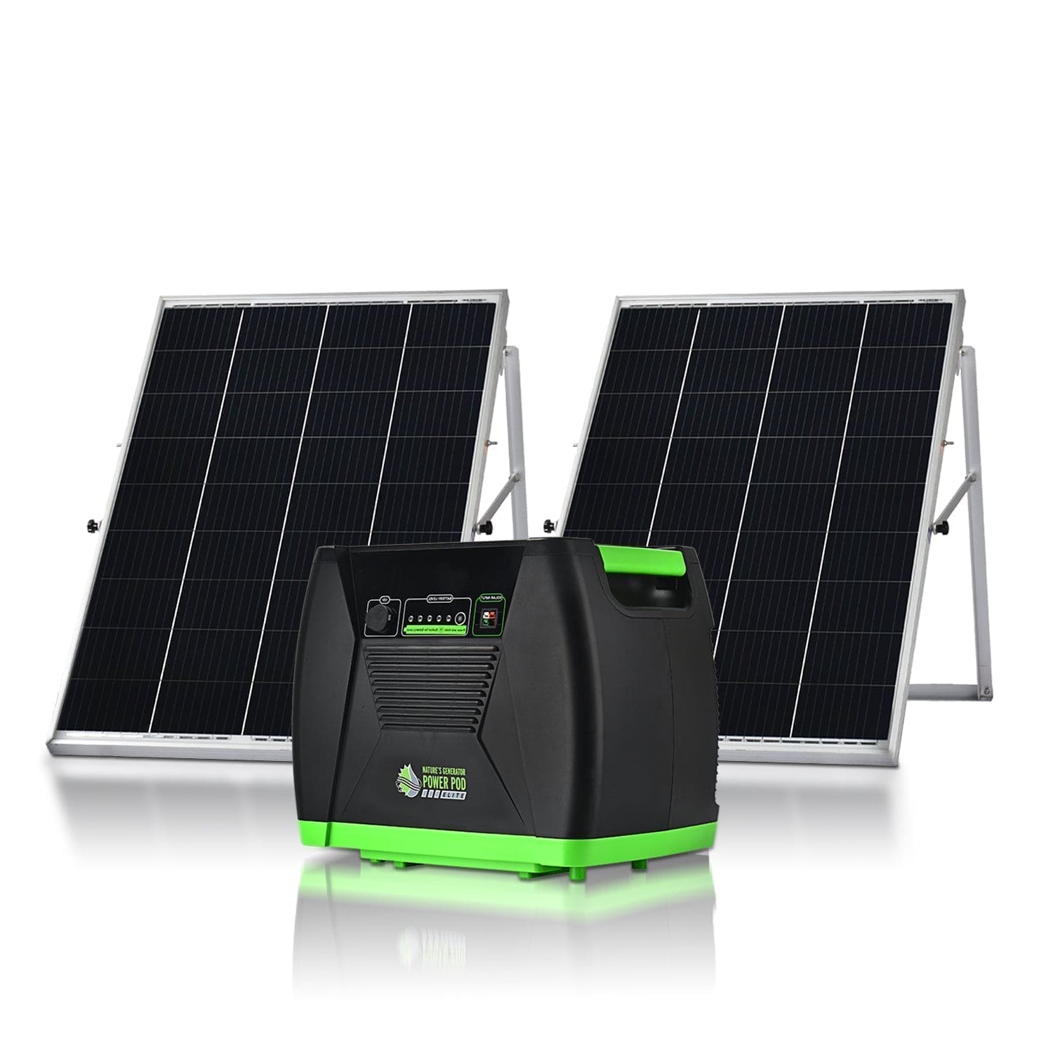 Nature's Generator Elite Power Pod accessory image showing portable power add-on for renewable energy systems.