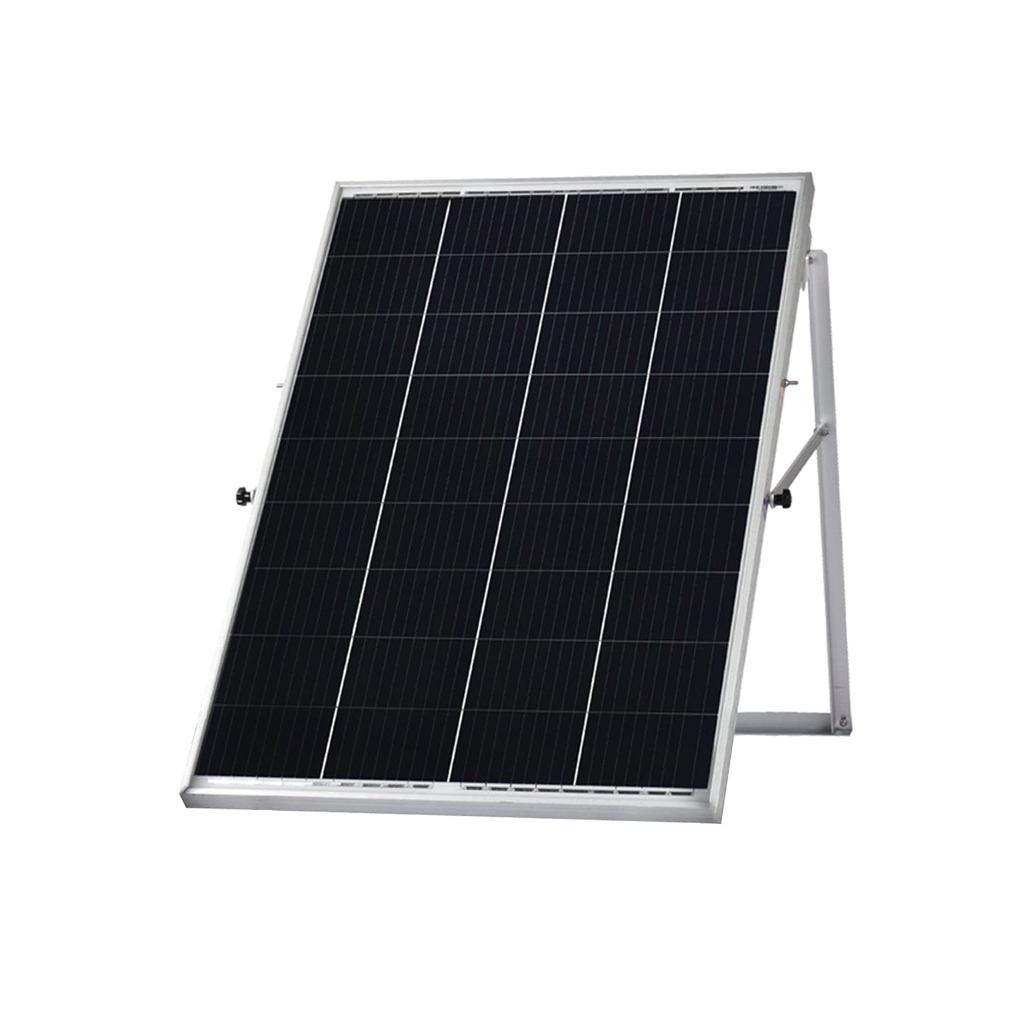 Nature's Generator Elite Gold power panel with stand kit, portable solar system for renewable energy.