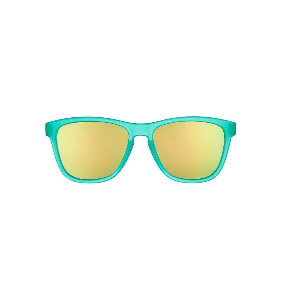 Nessy's Midnight Orgy OG polarized sunglasses with dark frames and lenses, showcasing a sleek, modern accessory by Rare Air Discs.