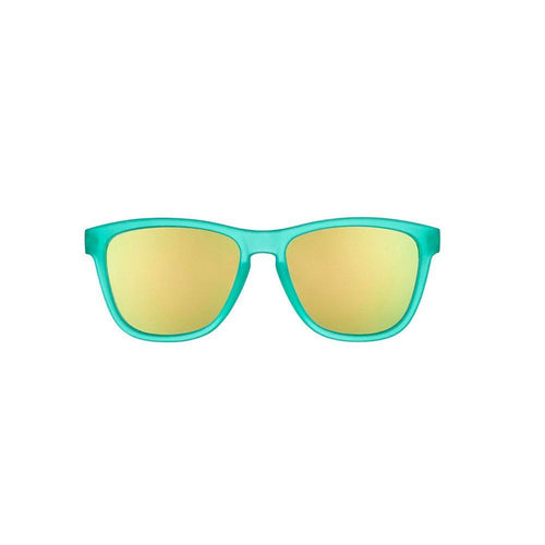 Nessy's Midnight Orgy OG polarized sunglasses with dark frames and lenses, showcasing a sleek, modern accessory by Rare Air Discs.