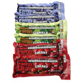 Assorted Millennium Food Bars variety pack with energy bars, designed for food and water storage by QuakeKits.