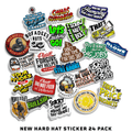 New - Hard Hat Sticker Pack (24) - OVERLANDERS Outfitter