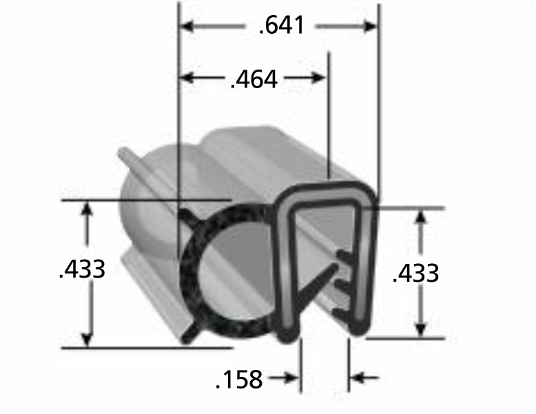 Bulk Skylight Seal (Bulb on Side) - OVERLANDERS Outfitter