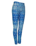 Tarpon fish print patterned all sport leggings from Cognito Brands, Inc., featuring a vibrant aquatic fish design.